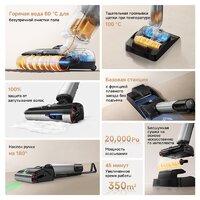 Вертикальный моющий пылесос Trouver Wet and Dry Vacuum X4 Pro - Превью изображения №21 — Интернет-магазин Your Sale