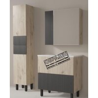 Style Line Тумба под умывальник Стокгольм ВЛДСП 80 2 ящика (напольная) Image #5