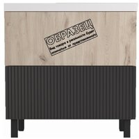 Style Line Тумба под умывальник Стокгольм ВЛДСП 80 2 ящика (напольная) Image #2