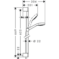 Hansgrohe Croma Select S Multi EcoSmart 26561400 Image #5