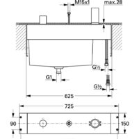 Grohe Смеситель однорычажный [33339000] Image #2
