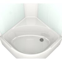 Domani-Spa Delight 110 High 100x100 (тонированное стекло/черный) Image #4