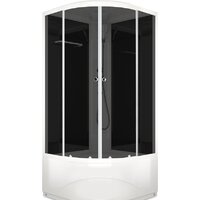 Domani-Spa Delight 110 High 100x100 (тонированное стекло/черный)