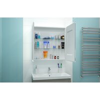 Континент Шкаф с зеркалом Elliott Led 80x80 (с датчиком движения) Image #25