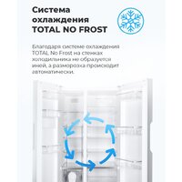 Холодильник side by side MAUNFELD MFF177NFBE - Превью изображения №20 — Интернет-магазин Your Sale