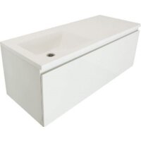 Эстет Тумба Dallas Luxe ФР-00002926 с умывальником Dallas 140 (левая)