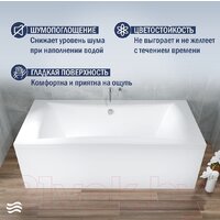 Ванна Lauter Belgravia 200x90 21110200 (с ножками) - Превью изображения №3 — Интернет-магазин Your Sale