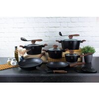 Набор кастрюль Berlinger Haus Ebony Rosewood Collection BH-1537 - Превью изображения №3 — Интернет-магазин Your Sale