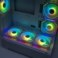 Корпус XASTRA Q500M 6ARGB-C10-UC (белый) - Превью изображения №8 — Интернет-магазин Your Sale