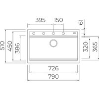 Кухонная мойка TEKA XXL Nova 80 115230057 - Превью изображения №15 — Интернет-магазин Your Sale