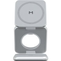 Беспроводное зарядное Magssory Fold Pro 3 в 1 WCH063 (серебристый) - Превью изображения №2 — Интернет-магазин Your Sale