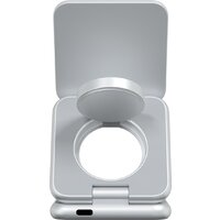 Беспроводное зарядное Magssory Fold Pro 3 в 1 WCH063 (серебристый) - Превью изображения №3 — Интернет-магазин Your Sale