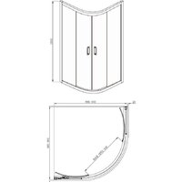 Adema Glass Line-90 (матовое стекло) Image #5
