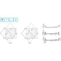 Ravak Kaskada Ronda PU 90x90 Image #3