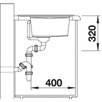 Blanco Zenar 45 S (правая, белый) Image #4