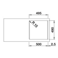 Blanco Naya 5 527310 (вулканический серый) Image #4