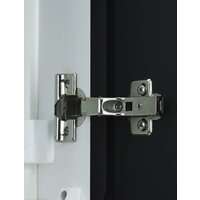 Континент Шкаф с зеркалом Elmage Black Led 45x80 Image #21