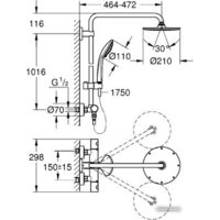Grohe Euphoria XXL System 210 [27964 000] Image #2