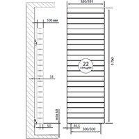 Дизайн-радиатор Royal Thermo PianoForte Tower 500 new/Noir Sable - 22 секций - Превью изображения №3 — Интернет-магазин Your Sale