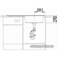 Blanco Zenar XL 6 S 526057 (черный, правая, доской для посуды) Image #2