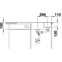 Blanco Axia III 6 S (разделочная доска из стекла, кофе) 524662 Image #4