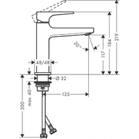 Hansgrohe Metropol 32507340 (черный хром) Image #3