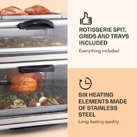 Мини-печь OneConcept All-You-Can-Eat - Превью изображения №4 — Интернет-магазин Your Sale