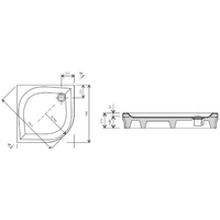 Ravak Galaxy Elipso Pan 90x90 Image #3