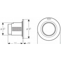 Geberit HyTouchType 01 116.041.21.1 (хром глянцевый) Image #3