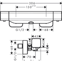 Hansgrohe Ecostat E 15773000 Image #2