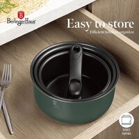 Набор кастрюль Berlinger Haus Matte Green Collection BH-8423 - Превью изображения №4 — Интернет-магазин Your Sale