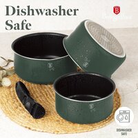 Набор кастрюль Berlinger Haus Matte Green Collection BH-8423 - Превью изображения №2 — Интернет-магазин Your Sale