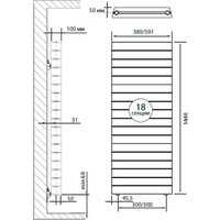 Дизайн-радиатор Royal Thermo PianoForte Tower 500 new/Silver Satin - 18 секций - Превью изображения №3 — Интернет-магазин Your Sale