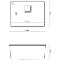 Кухонная мойка Quadron HQD5542U7-G1 - Превью изображения №6 — Интернет-магазин Your Sale
