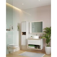 Cersanit Тумба под умывальник со столешницей Louna 80 SZ-LOU80-BL/WH Image #4