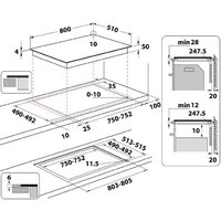 Варочная панель Whirlpool WTX8015DCF - Превью изображения №2 — Интернет-магазин Your Sale