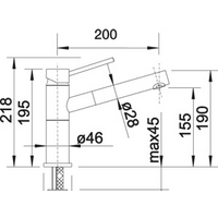 Blanco Alta-S Compact Silgranit (кофе) [515334] Image #2