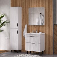 Volna Тумба под умывальник Lotty 80.2Y Миранда (белый, напольная) Image #4