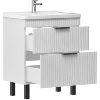 Volna Тумба под умывальник Lotty 80.2Y Миранда (белый, напольная) Image #2