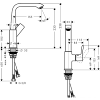 Hansgrohe Metris 31081000 Image #2