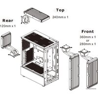 Корпус Thermaltake View 200 TG ARGB CA-1X3-00M1WN-00 - Превью изображения №10 — Интернет-магазин Your Sale