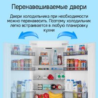 Холодильник MAUNFELD MBF177SWGR Inverter - Превью изображения №21 — Интернет-магазин Your Sale