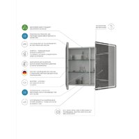 Vigo Шкаф с зеркалом Geometry 800 Image #3