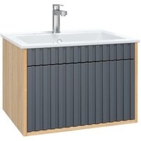 Onika Тумба под умывальник Дайлер 60 106151 (графит/дуб сонома) Image #1