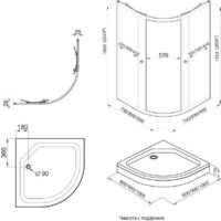 Triton Альфа-Хром 80х80 (без поддона) Image #4
