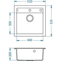 Кухонная мойка Alveus Formic 20 4402090 - Превью изображения №2 — Интернет-магазин Your Sale