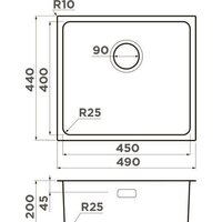 Кухонная мойка Omoikiri Tadzava 49-U/I-LG 4993263 (светлое золото) - Превью изображения №4 — Интернет-магазин Your Sale