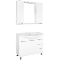 Style Line Тумба под умывальник Жасмин 100 3 ящика (для классической раковины) Image #5