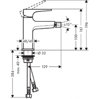 Hansgrohe Metropol 32520670 (черный матовый) Image #2