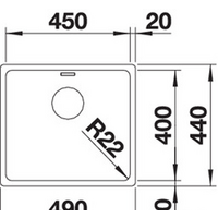 Blanco Andano 450-U (без клапана-автомата) Image #4